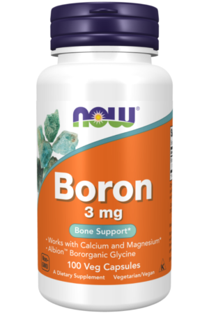 Now Boron 3mg Caps 100's